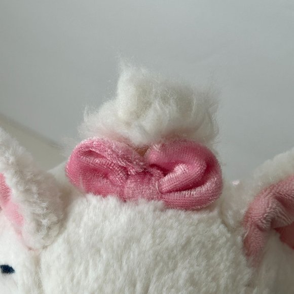 Disney Store Marie The Cat Aristocats Plush Stuffed Animal Toy White w/ Pink Bow - Picture 7 of 15